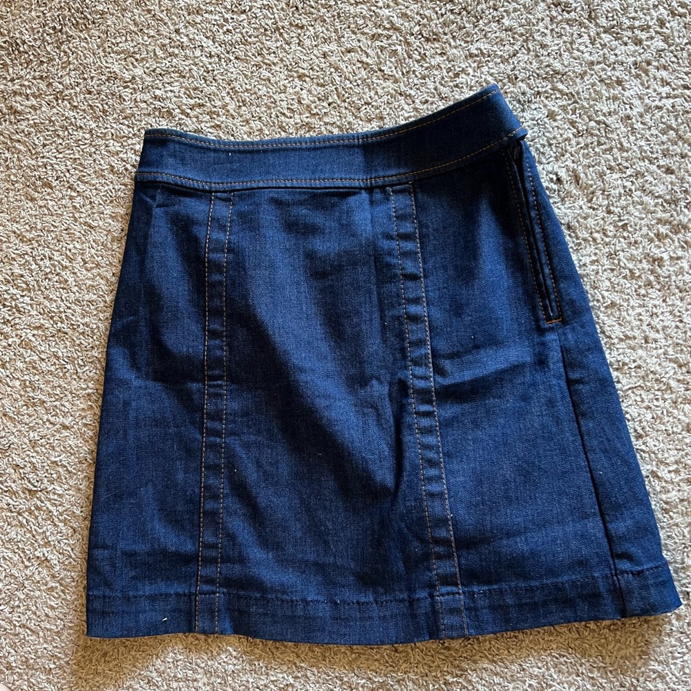 Loft denim skirt